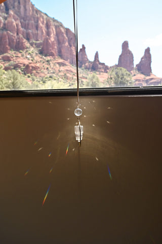 Lightbringer Selenite Suncatcher