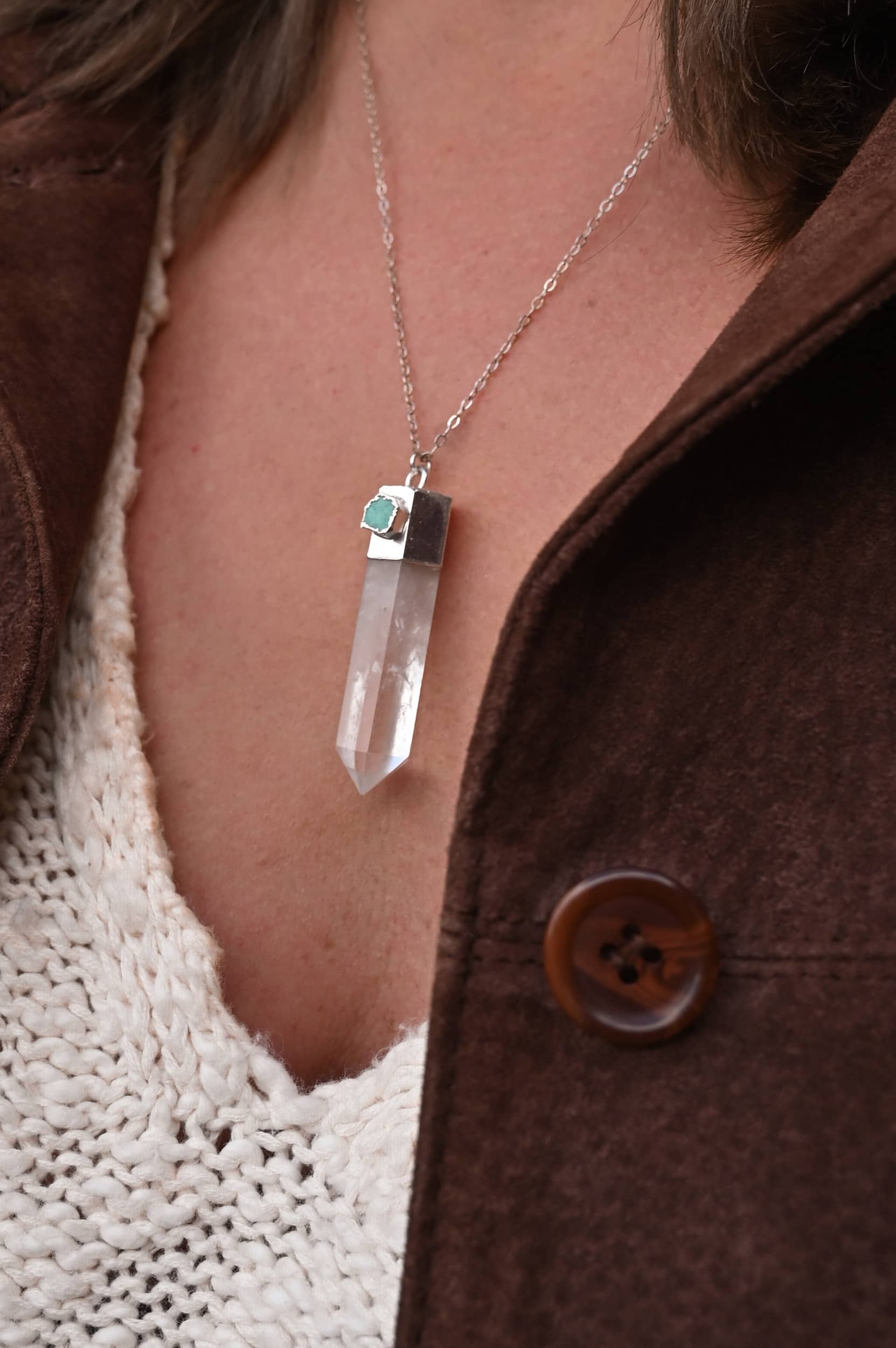 Power crystal online necklace